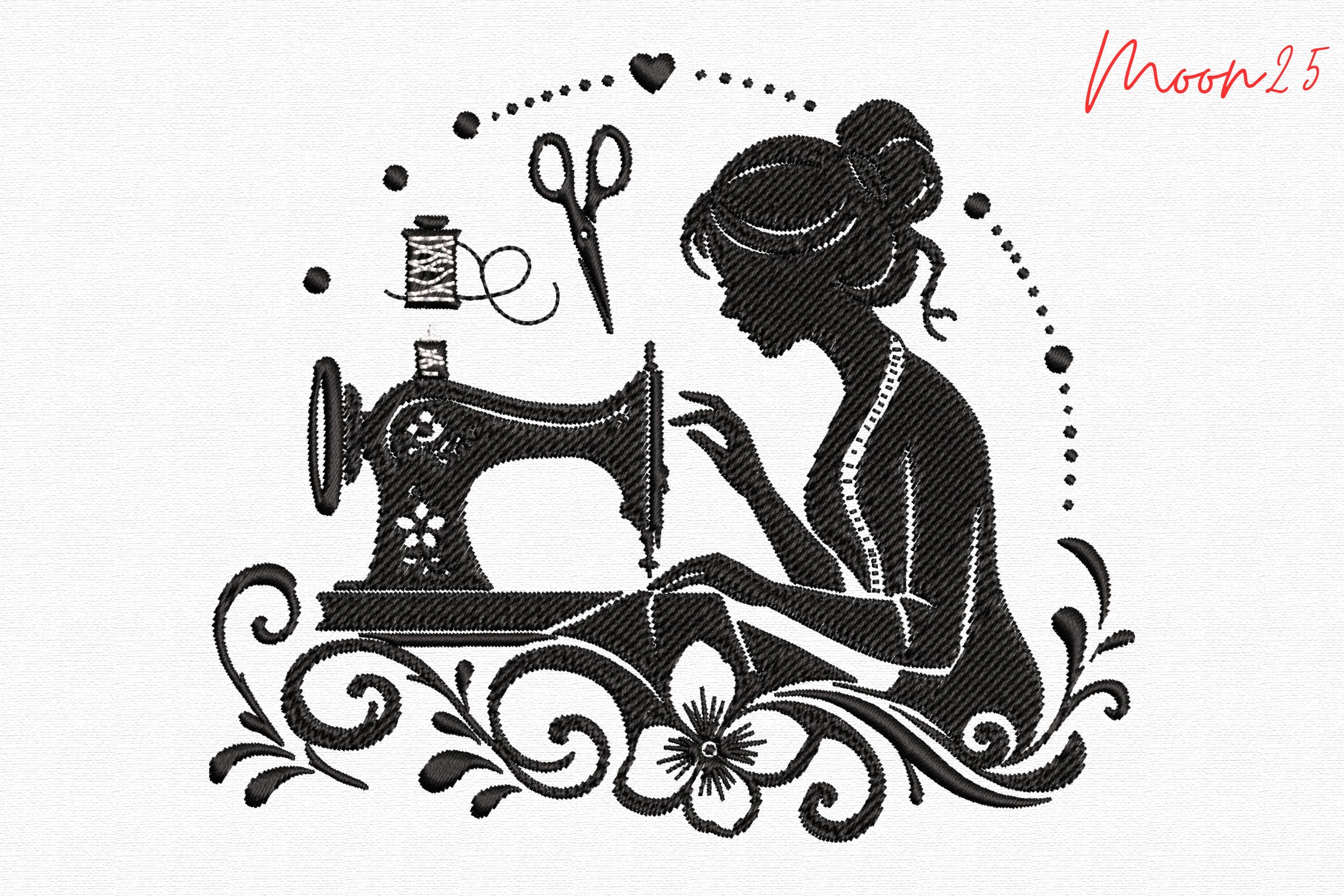 Sewing Lady