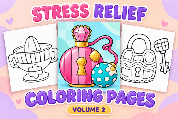 Stress Relief Coloring Pages – Volume 2