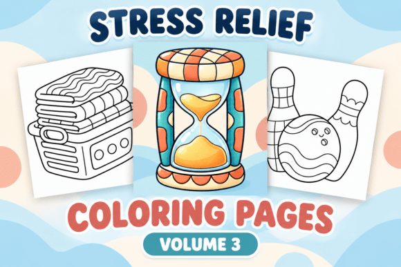 Stress Relief Coloring Pages – Volume 3