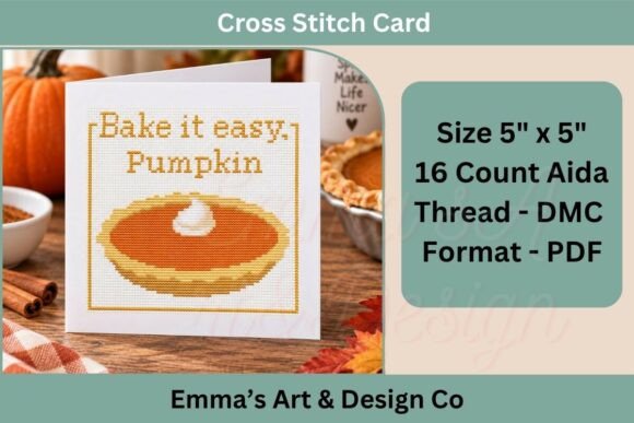 Thanksgiving Cross Stitch Card