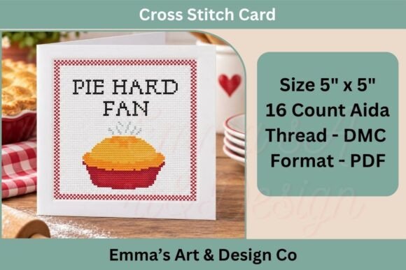 Thanksgiving Cross Stitch Card Pattern
