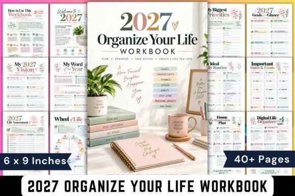 2027 Organize Your Life Workbook