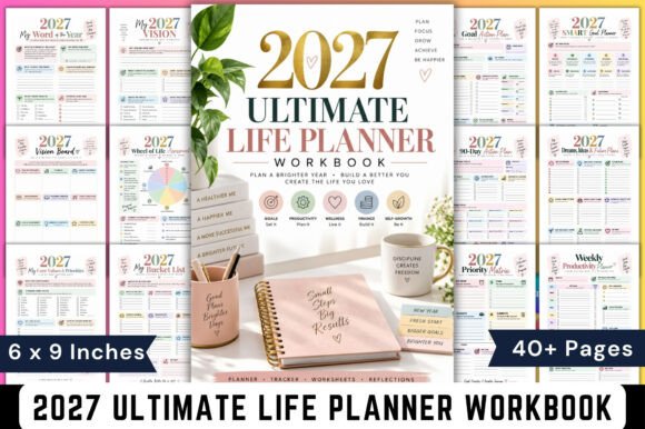 2027 Ultimate Life Planner Workbook