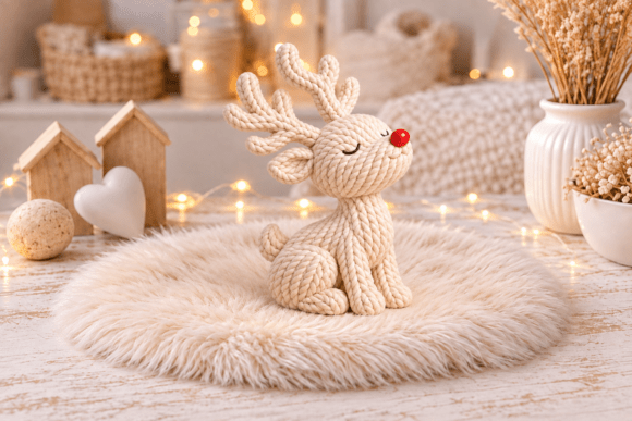 3D Printable Rope Reindeer – Cute Christmas STL File for FDM & Resin - Image 2
