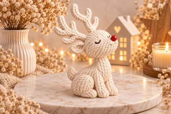 3D Printable Rope Reindeer – Cute Christmas STL File for FDM & Resin - Image 3