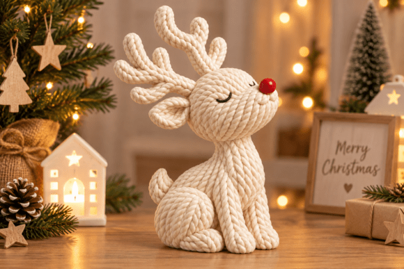 3D Printable Rope Reindeer – Cute Christmas STL File for FDM & Resin - Image 4