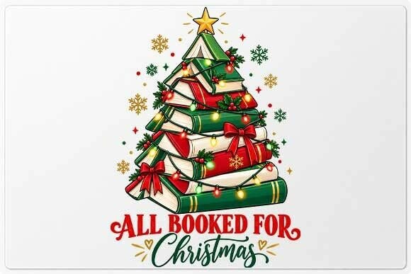 All Booked Christmas Books PNG