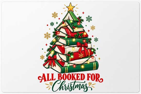 All Booked Christmas Books PNG