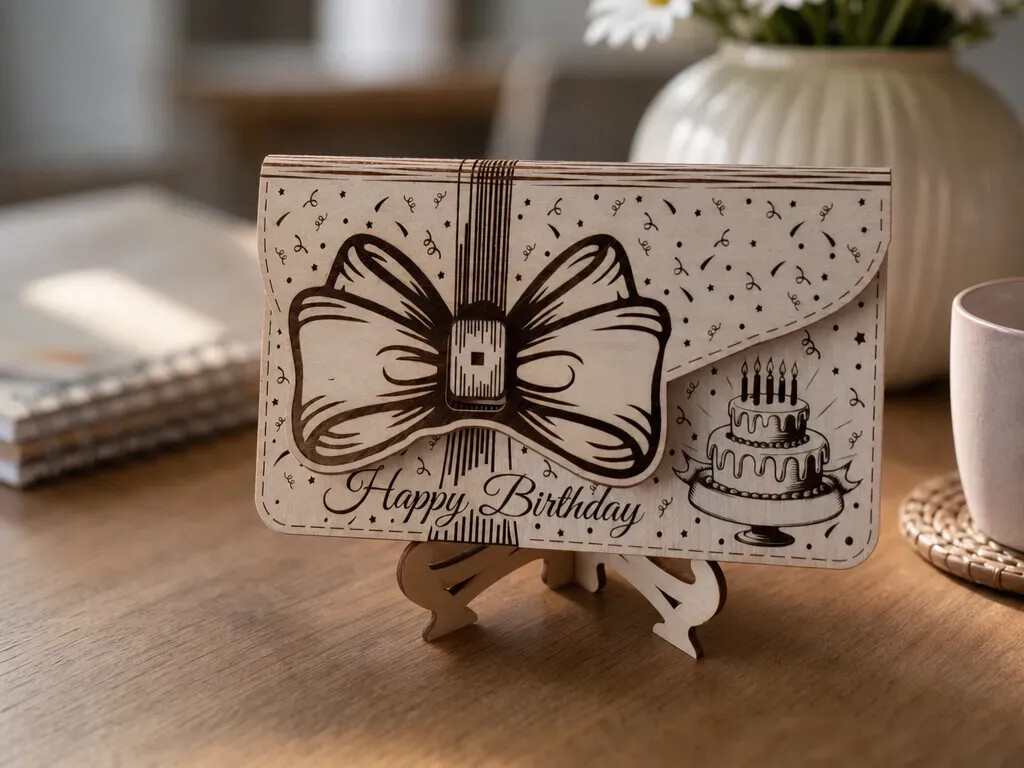 Birthday Envelope Money Holder Card