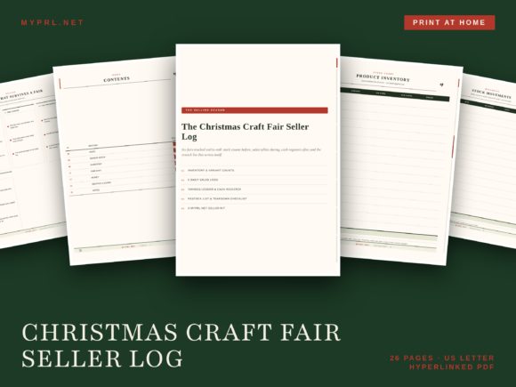 Christmas Craft Fair Seller Log