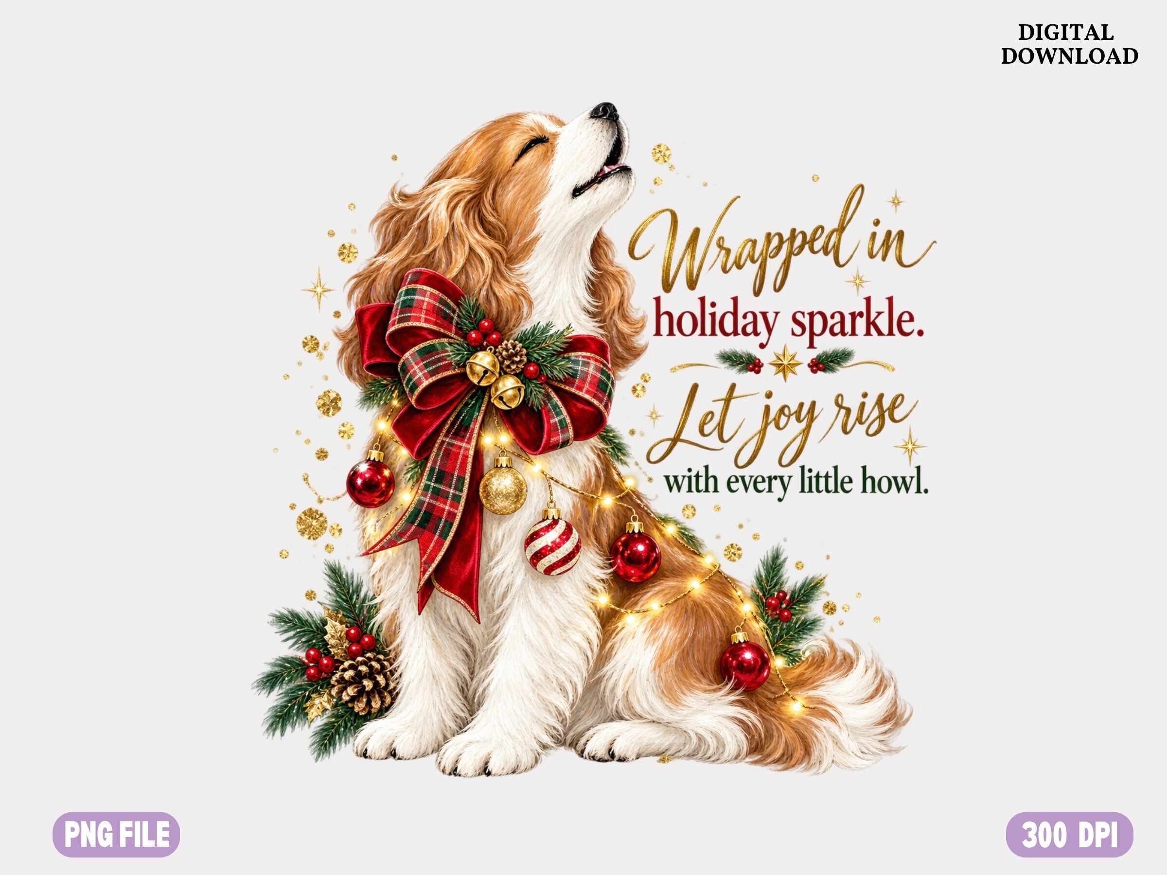 Christmas Dog Png Dog Lover Christmas