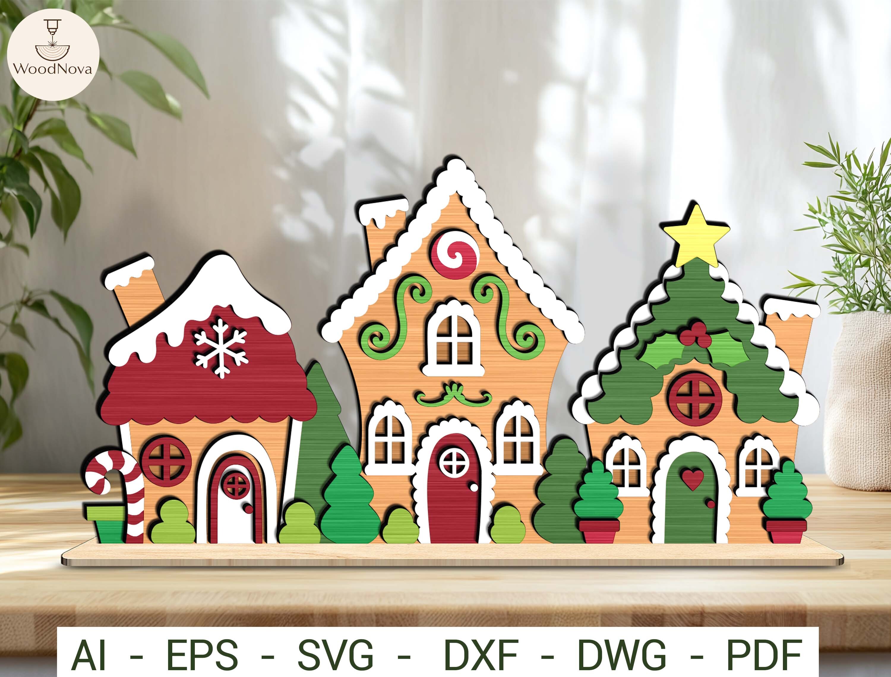 Christmas Gingerbread Village