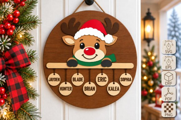 Christmas Reindeer SVG