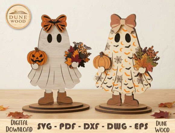 Cute Halloween Ghost Couple