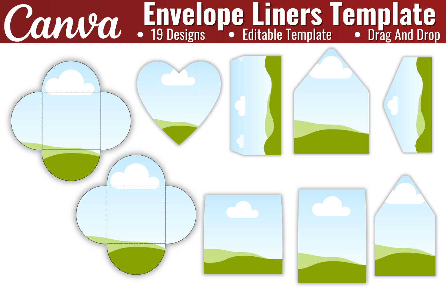Editable Envelope Liner Template