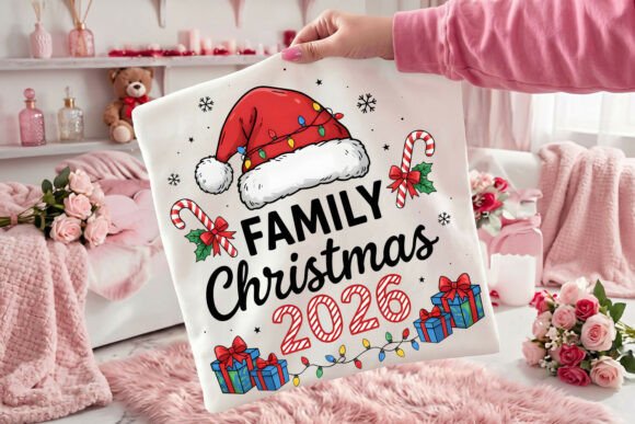 Family Christmas 2026 PNG