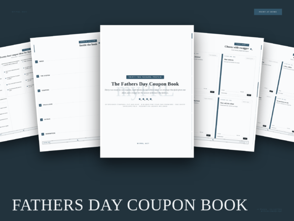 Fathers Day Coupon Book