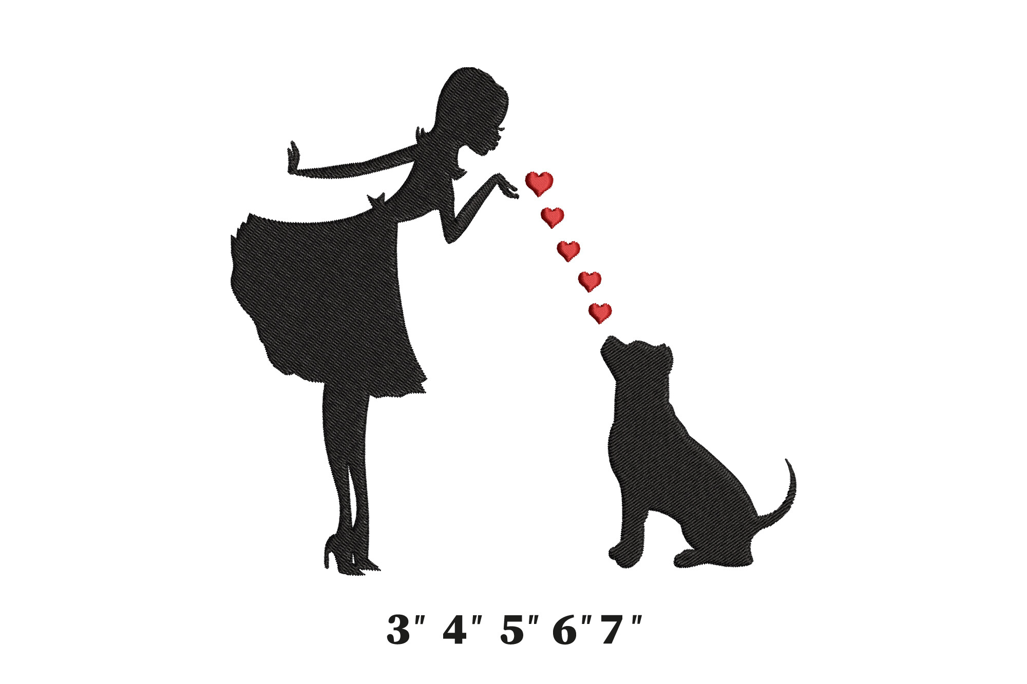 Girl and Dog Love