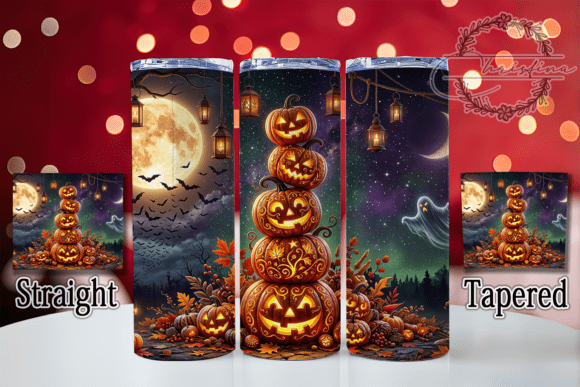Glowing Pumpkin Night 20oz Tumbler