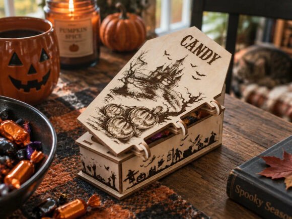 Halloween Coffin Box for Candy