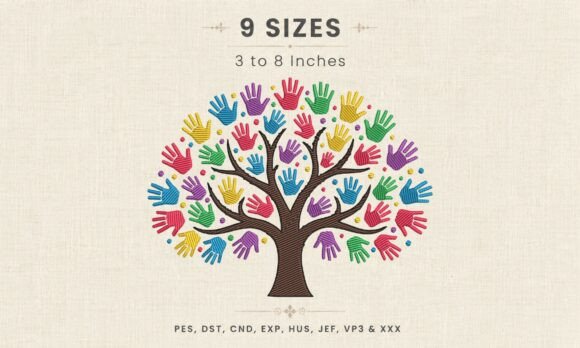 Handprint Tree Diversity Unity DST PES