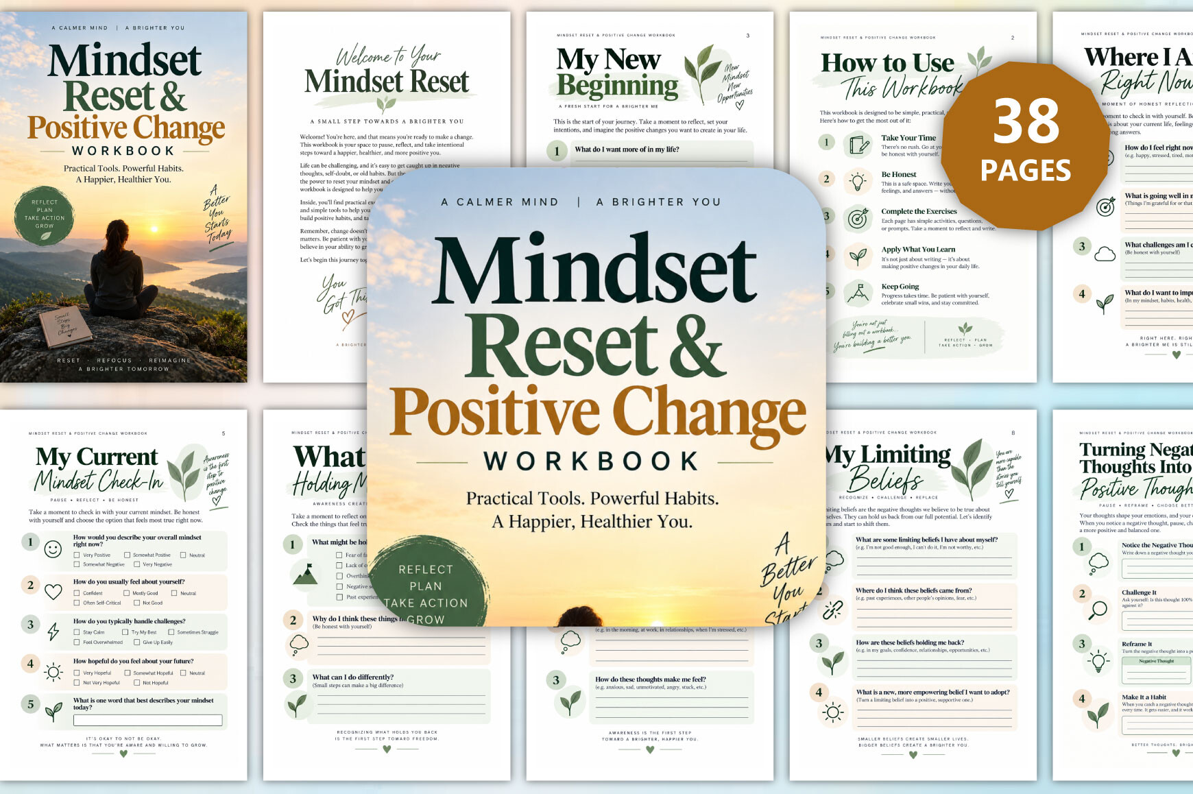 Mindset Reset & Positive Change Workbook