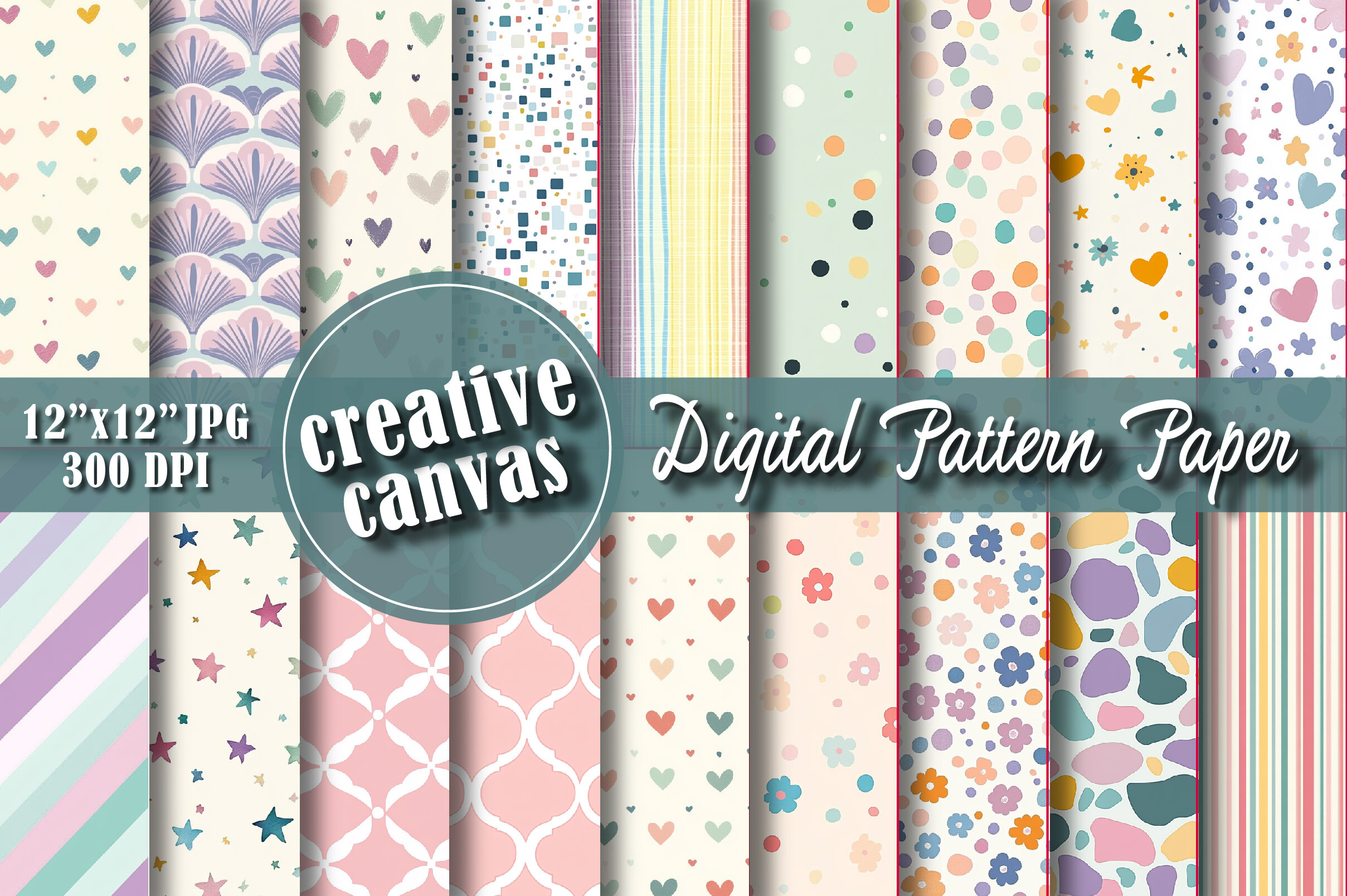 Pastel Floral Seamless Pattern