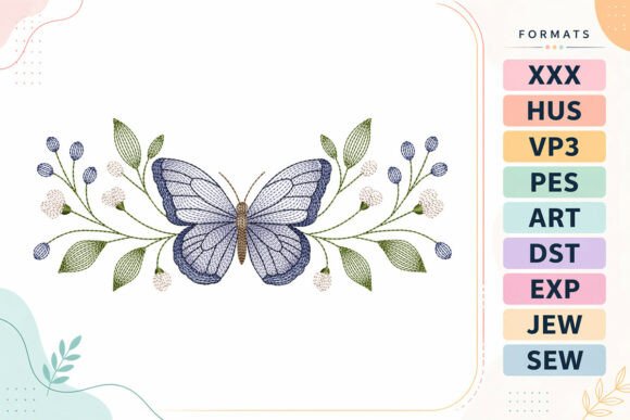 Ripple Butterfly Floral