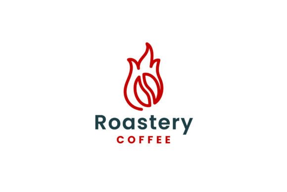 Roastery Icon Template Illustration