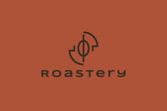 Roastery Icon Template Illustration