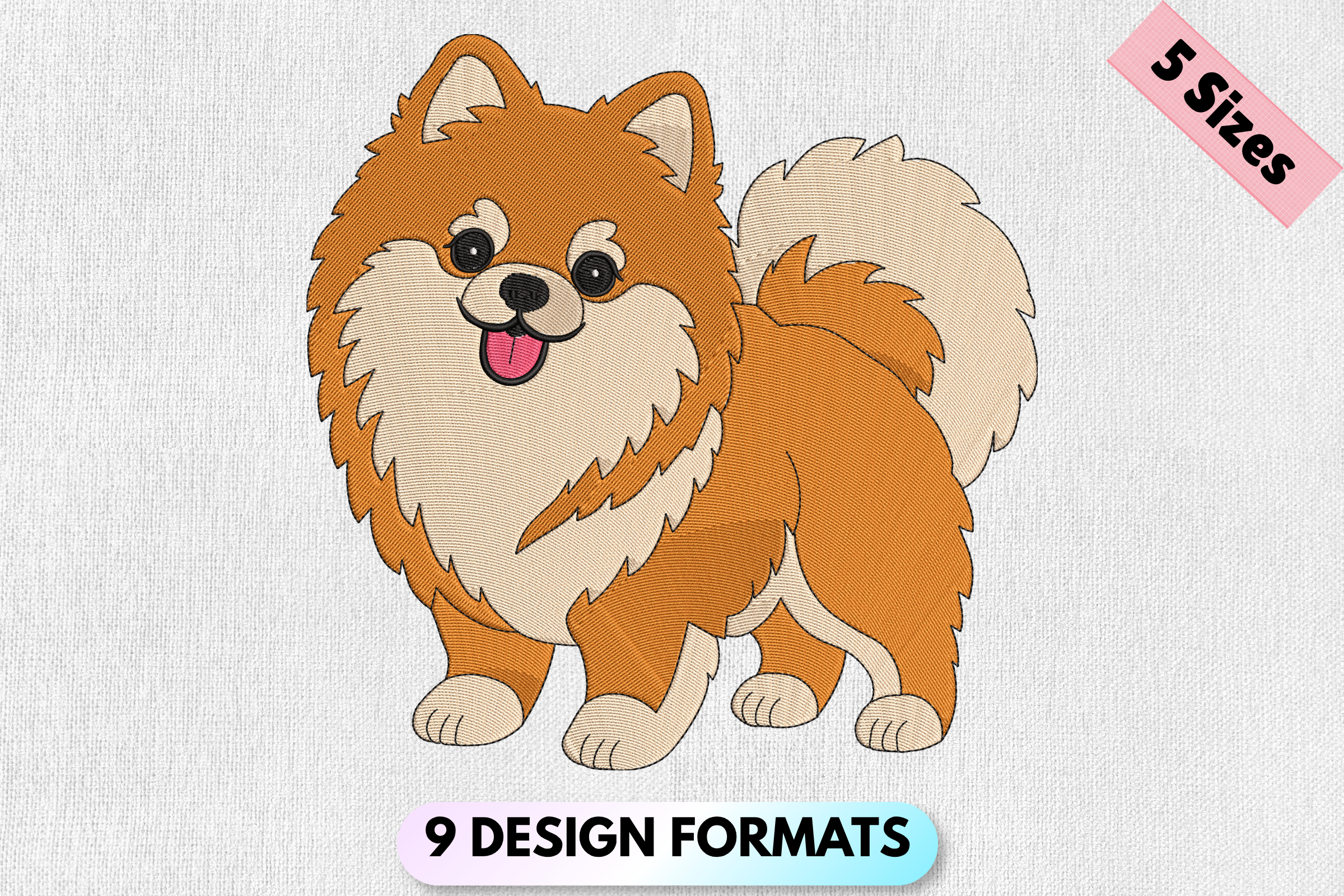 Shaggy Puppy, Dog Embroidery Design