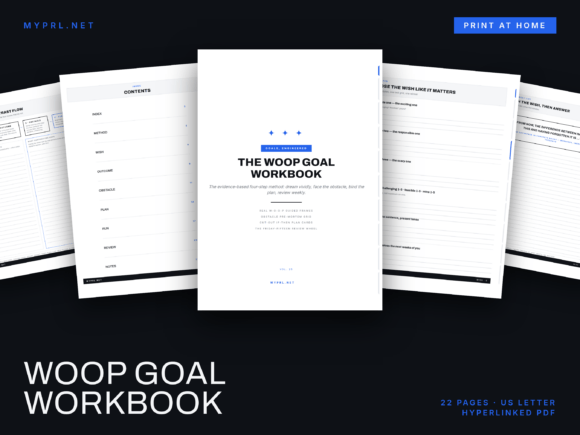 WOOP Goal Workbook