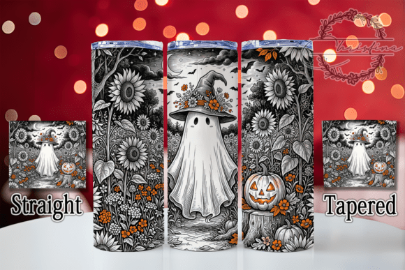 Witch Ghost Orange 20oz Tumbler