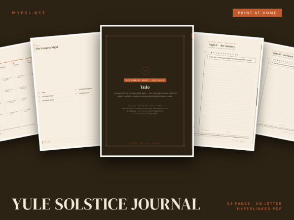 Yule Solstice Journal
