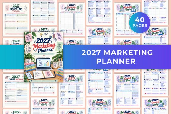 2027 Marketing Planner KDP Interiors
