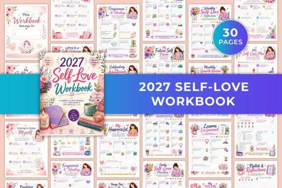 2027 Self-Love Workbook KDP Interiors