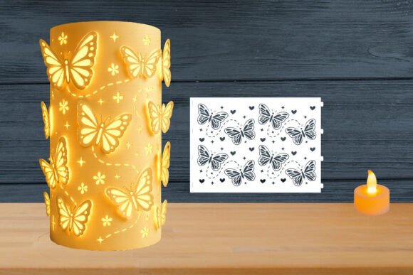 Butterflies Paper Lantern, Butterfly
