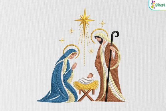 Christian Holiday Nativity Scene