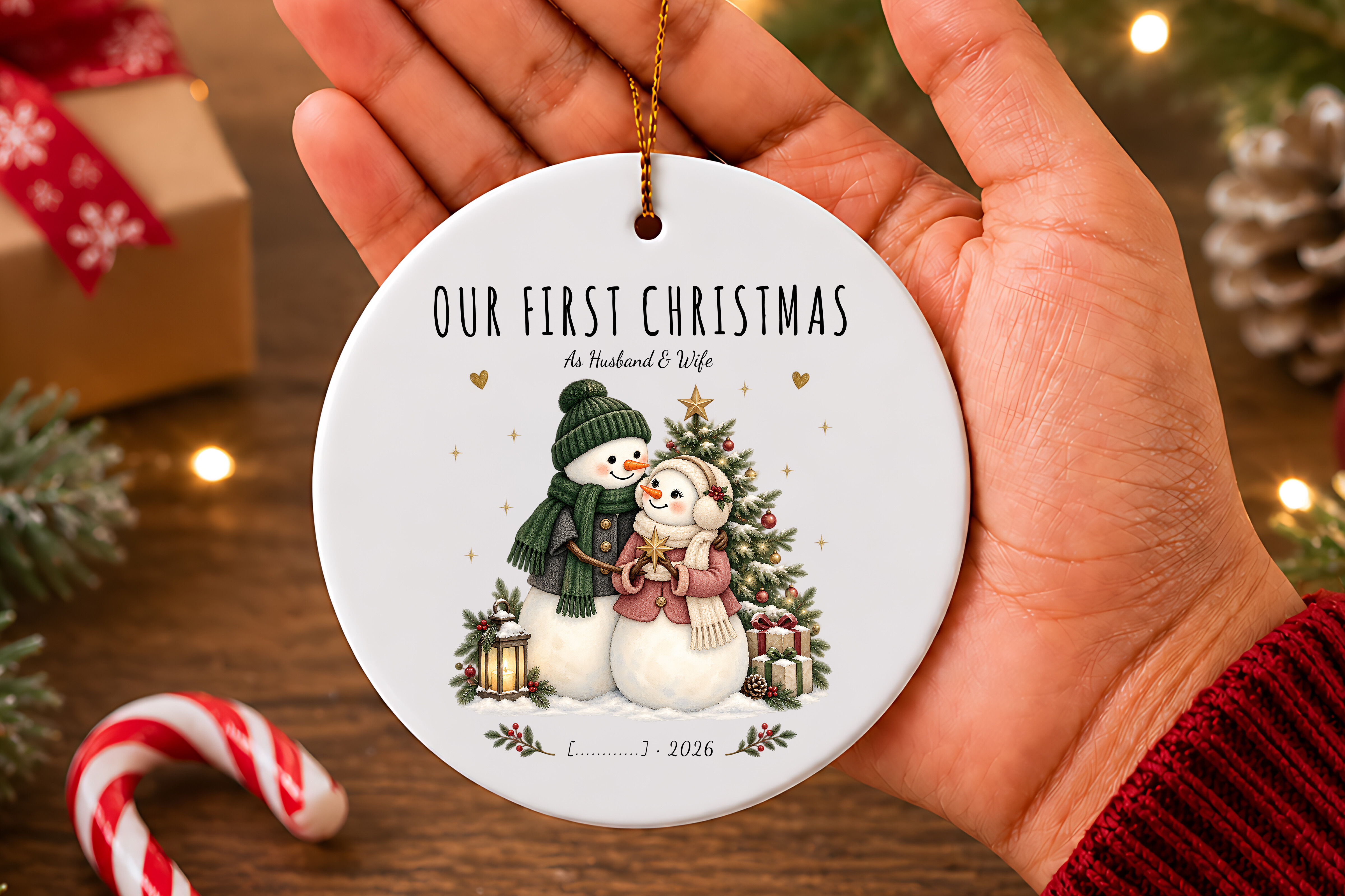Christmas Family Wife Ornament PNG