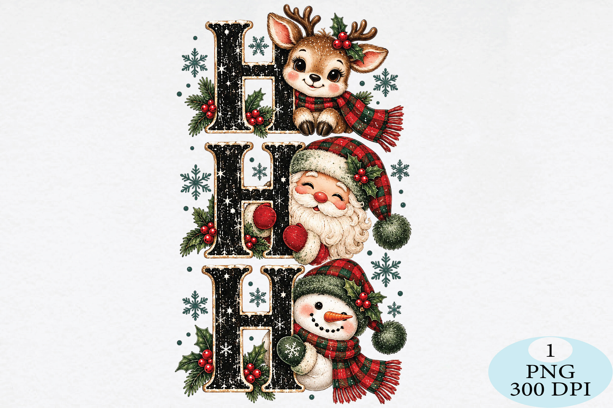 Christmas Ho Ho Ho PNG