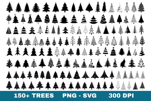 Christmas Tree SVG Cut Files Bundle