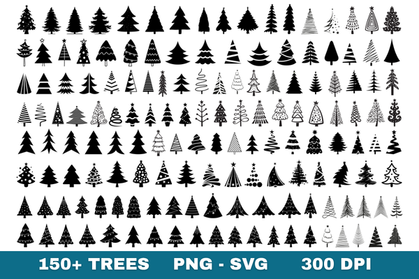 Christmas Tree SVG Cut Files Bundle