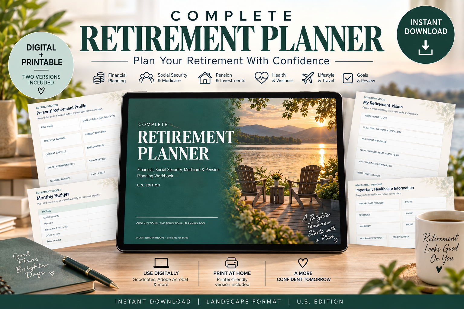 Complete Retirement Planner – 137 Page