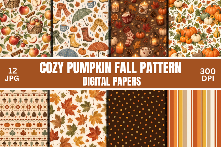 Cozy Fall Digital Paper