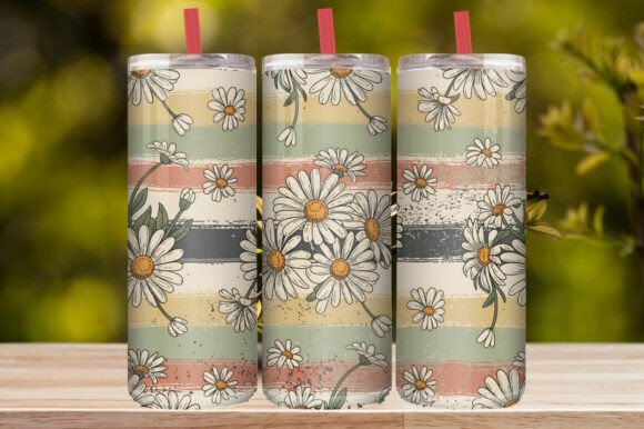 Daisy Floral Tumbler Wrap