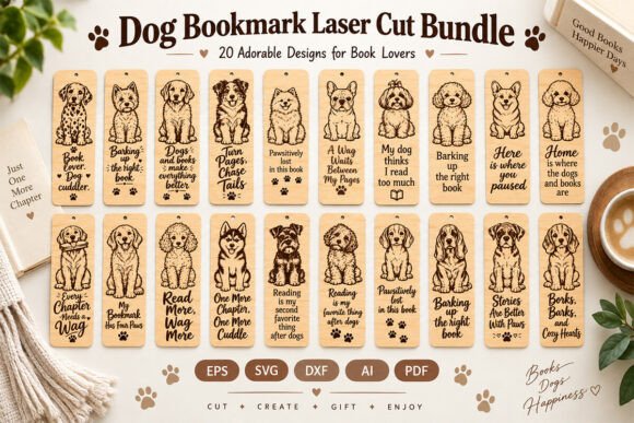 Dog Bookmarks Bundle