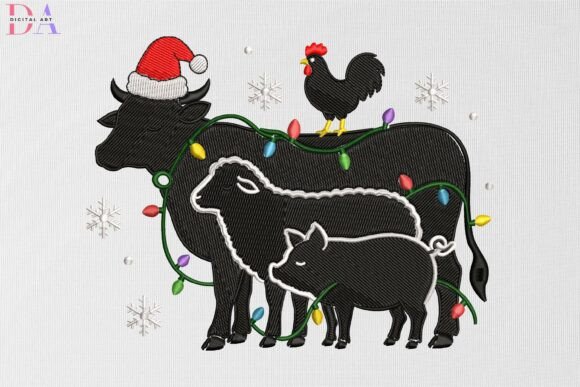 Farm Animals Christmas