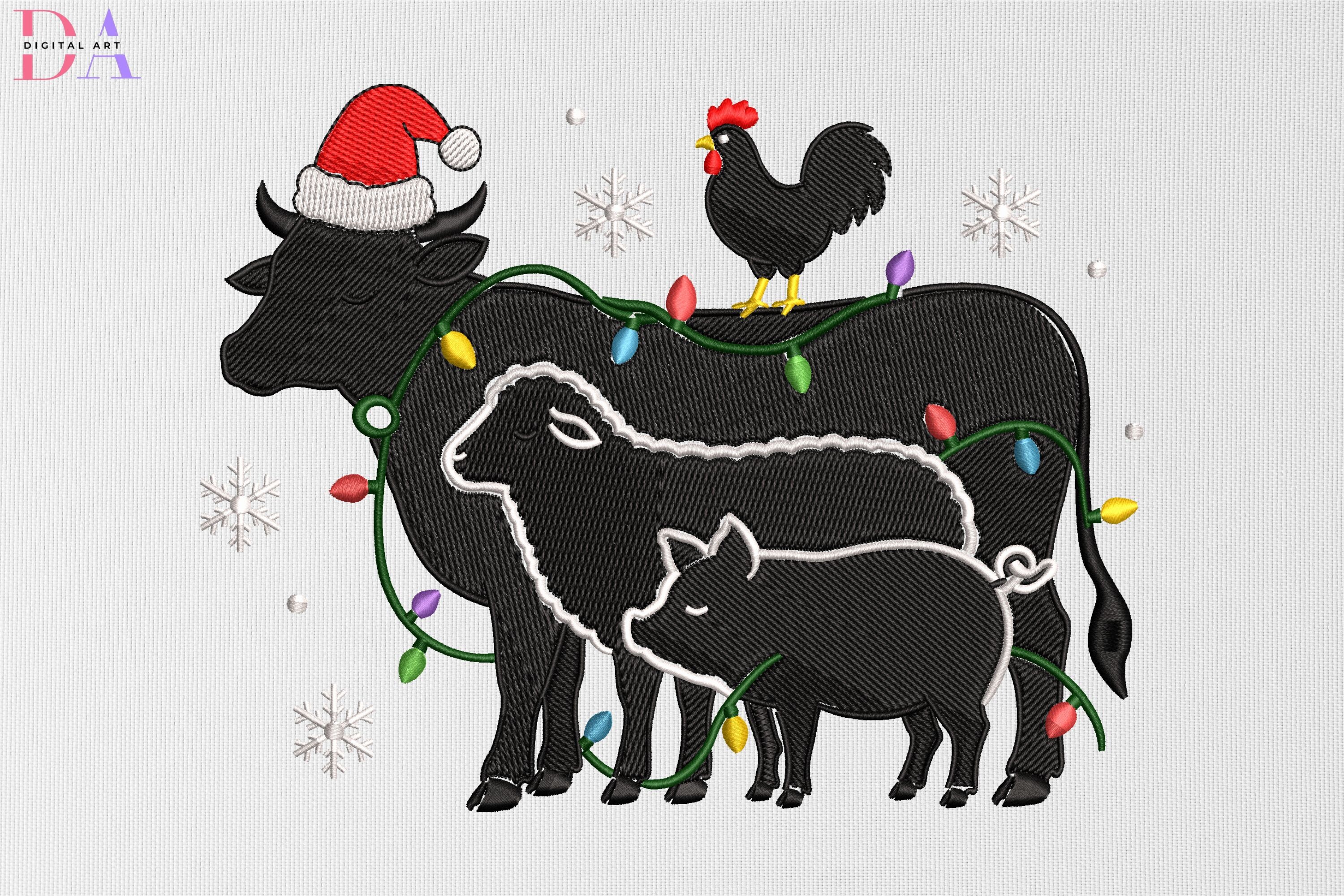 Farm Animals Christmas