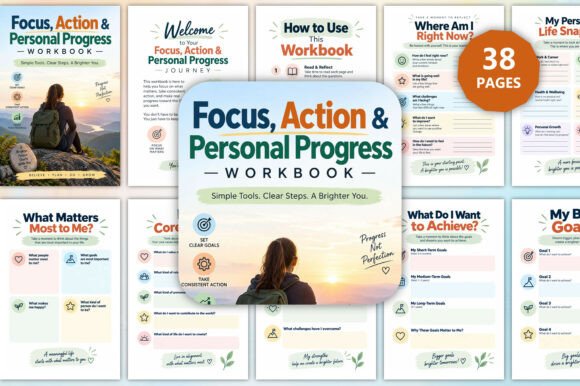 Focus, Action & Personal Progress Workbo