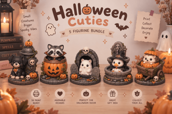 Halloween Witch Lamp Light 3D STL File - Spooky Witch Night Light for 3D Printing - Image 10
